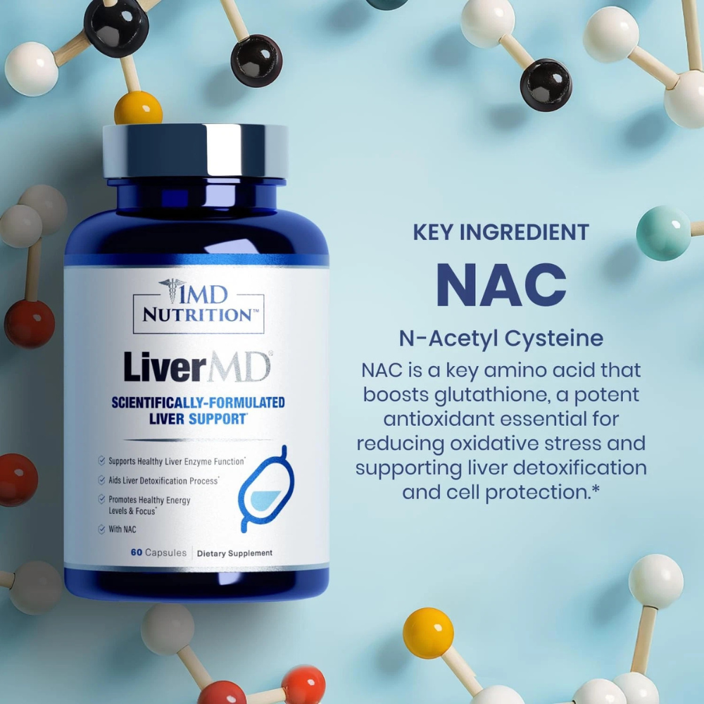 Advanced Liver Support Supplement with Milk Thistle & Antioxidants | Healthy Liver Function & Daily Detox Wellness Capsules