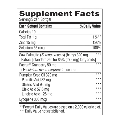 Men’s Prostate Support Supplement for Urinary Health, Flow & Daily Wellness | Advanced Herbal Softgels (250 Count)