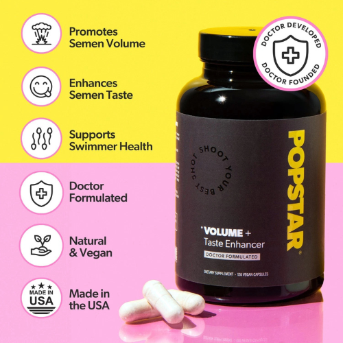 POPSTAR Semen Volume Supplement-Men's Semen Health & Fertility-Doctor Formulated