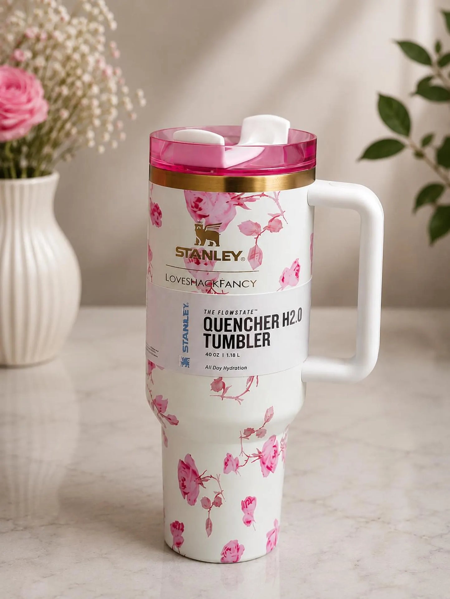 Stanley LoveShackFancy 40oz Quencher Tumbler