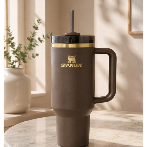 Stanley The Chocolate Gold Exclusive Quencher H2.0 Flowstate Tumbler 40 oz