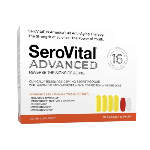 SeroVital Advanced 120 Capsules +60 Tablets 30 Day Dietary Supplement