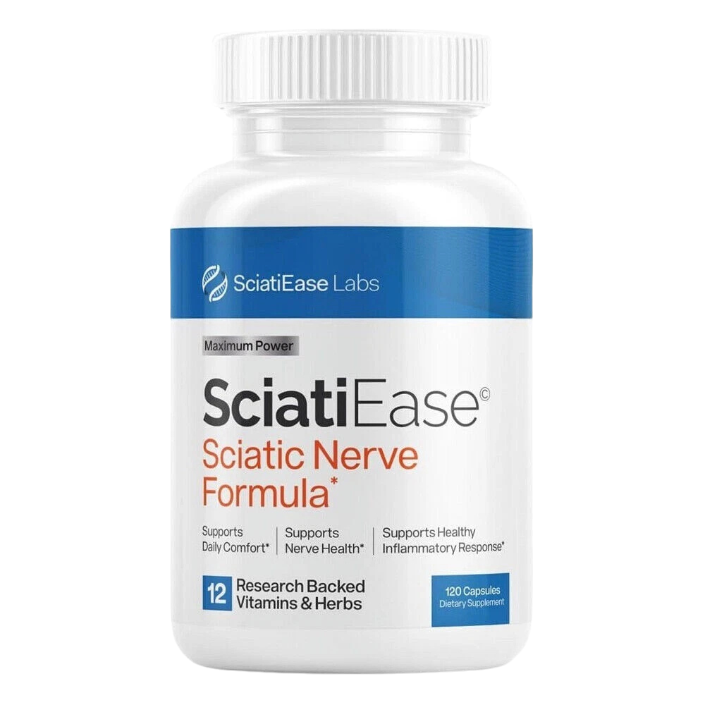SciatiEase Labs Ease Sciatic Nerve Formula 120 Capsules