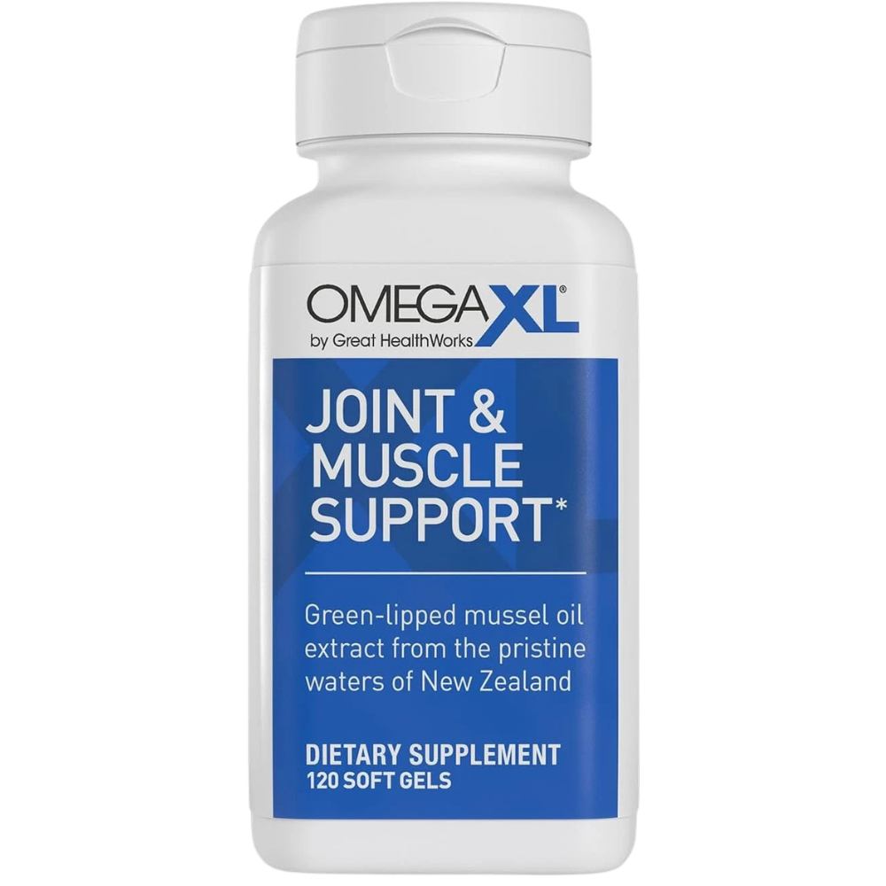 Joint & Muscle Support Supplement for Mobility, Flexibility & Comfort | Natural Omega Fatty Acid Capsules (120 Count)