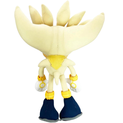 Official Licensed Super Silver Sonic the Hedgehog Silver Sonic Plush