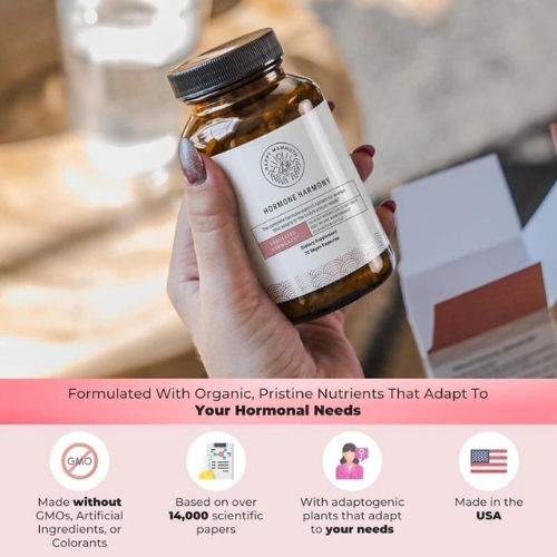 Women’s Hormone Balance Support Supplement for Mood, Energy & Daily Wellness | Natural Herbal Formula Capsules