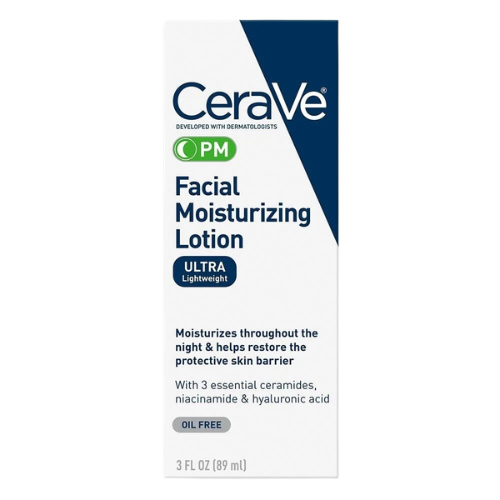 CeraVe PM Facial Moisturizing Lotion, 3 oz. Ultra Lightweight