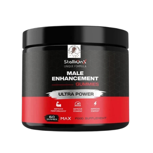 Stallion X , 60 Gummies, Supports performance, Max Serving , Boost Stamina.
