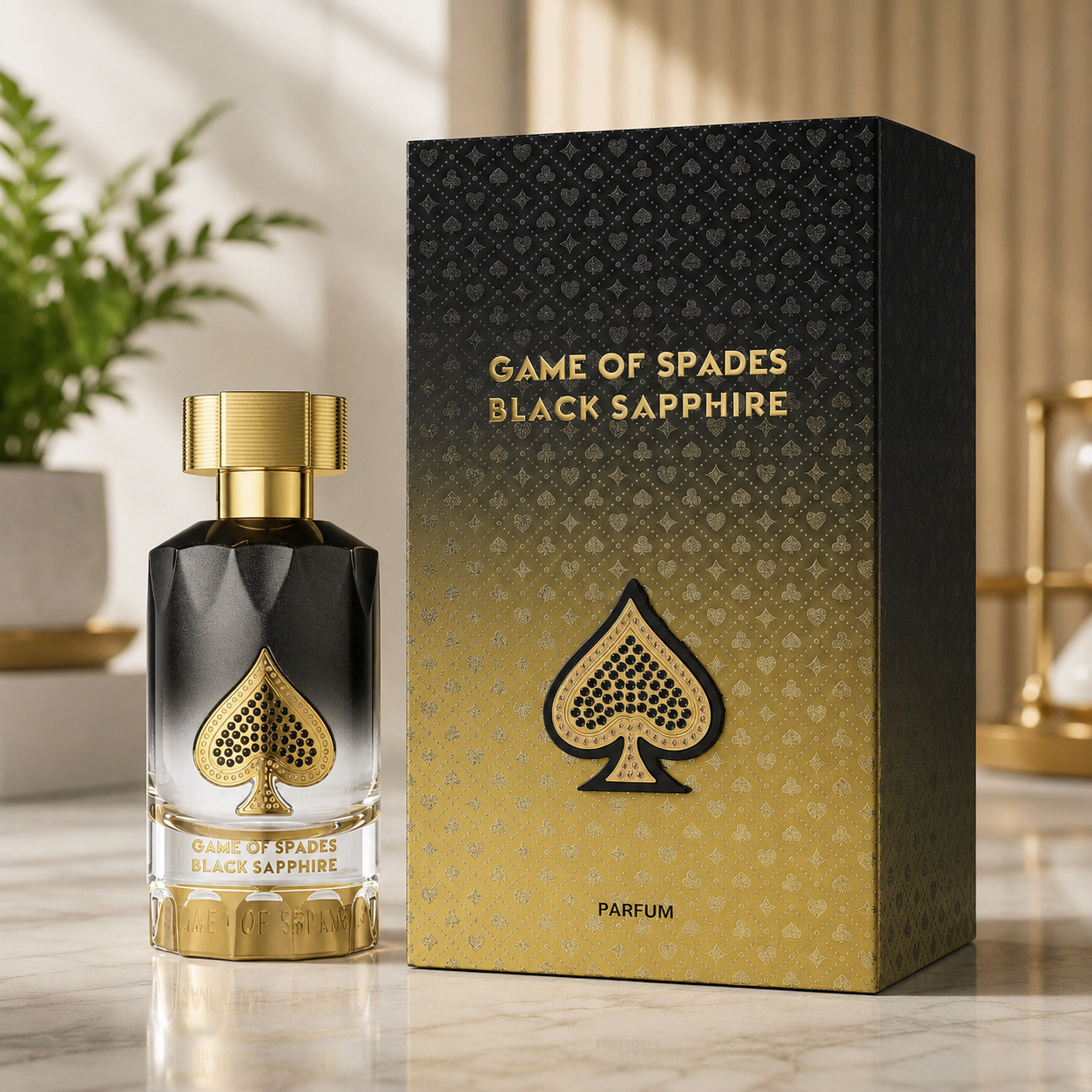 Jo Milano (LATEST RELEASE) Paris Game of Spades BLACK SAPPHIRE Parfum 3.0 fl oz