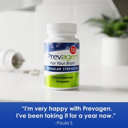 Prevagen Regular Strength Capsules with Apoaequorin for Your Brain , 30 Count