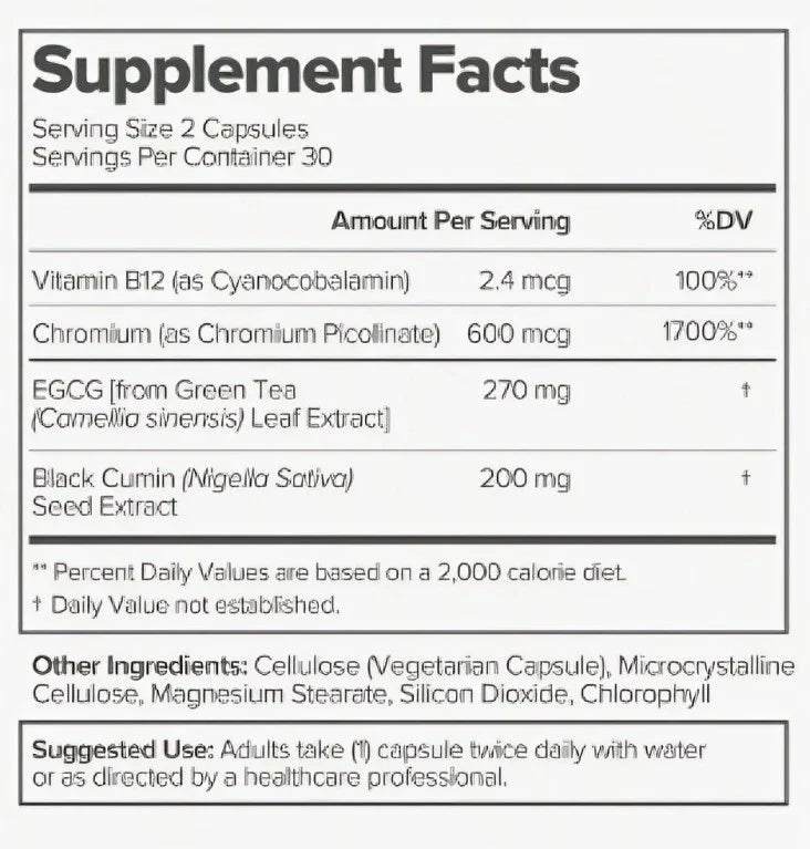 MOTO - Metabolism Boosting Capsule - Energy, Curb Cravings, Healthy Metabolism -