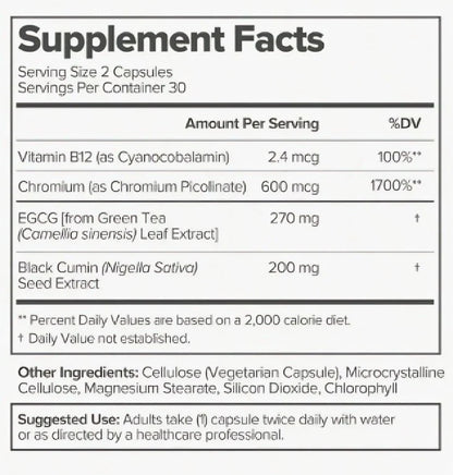 MOTO - Metabolism Boosting Capsule - Energy, Curb Cravings, Healthy Metabolism -
