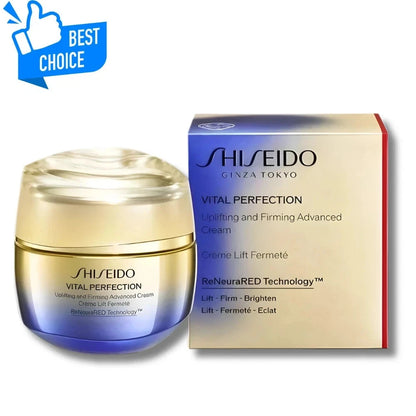 NEW Shiseido Vital Perfection Uplifting & Firming Face Cream 50ml (Pack of 2)